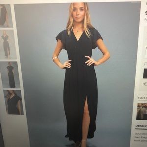 Lulu Navy Blue Maxi Dress